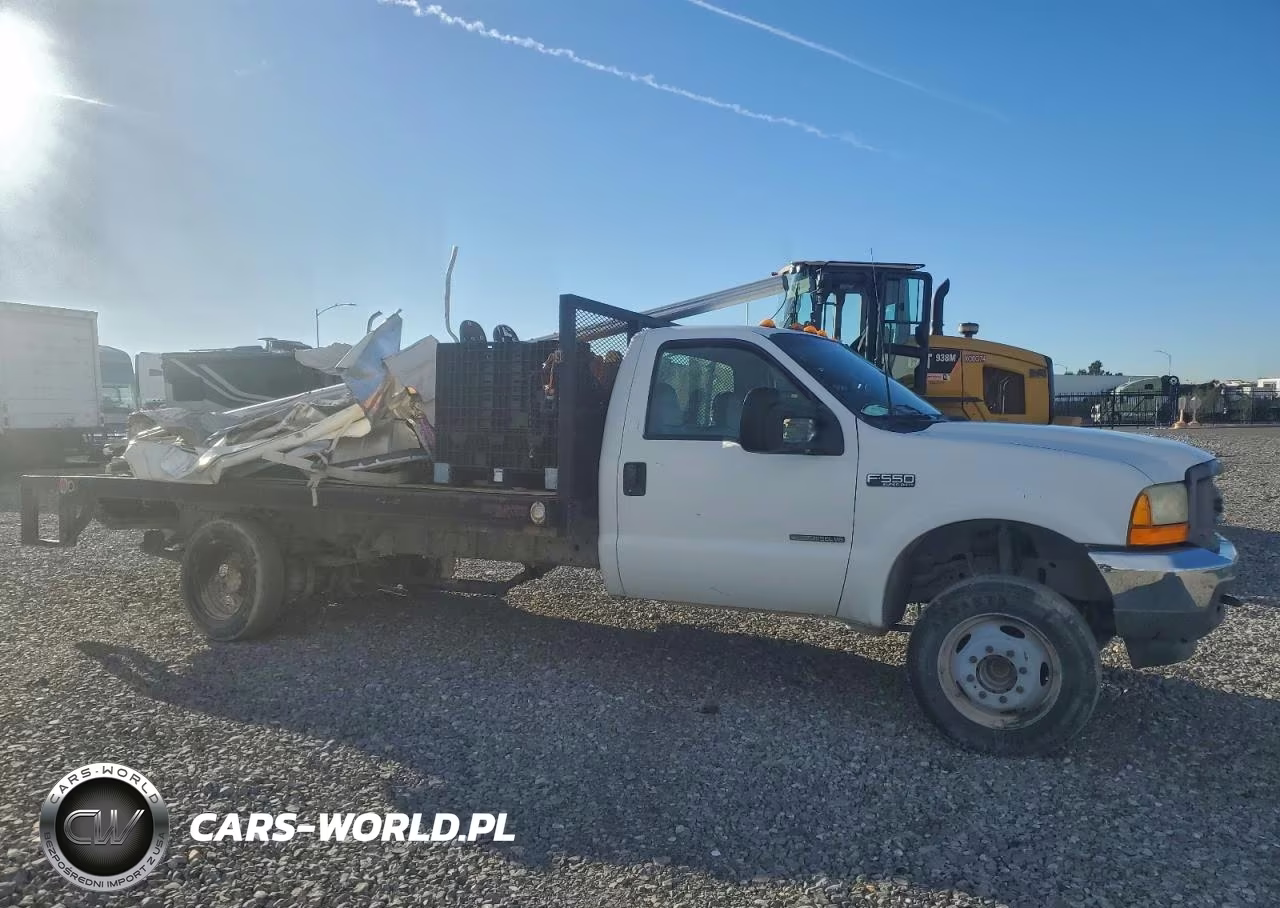 2001 Ford F550 Flatbed Truck