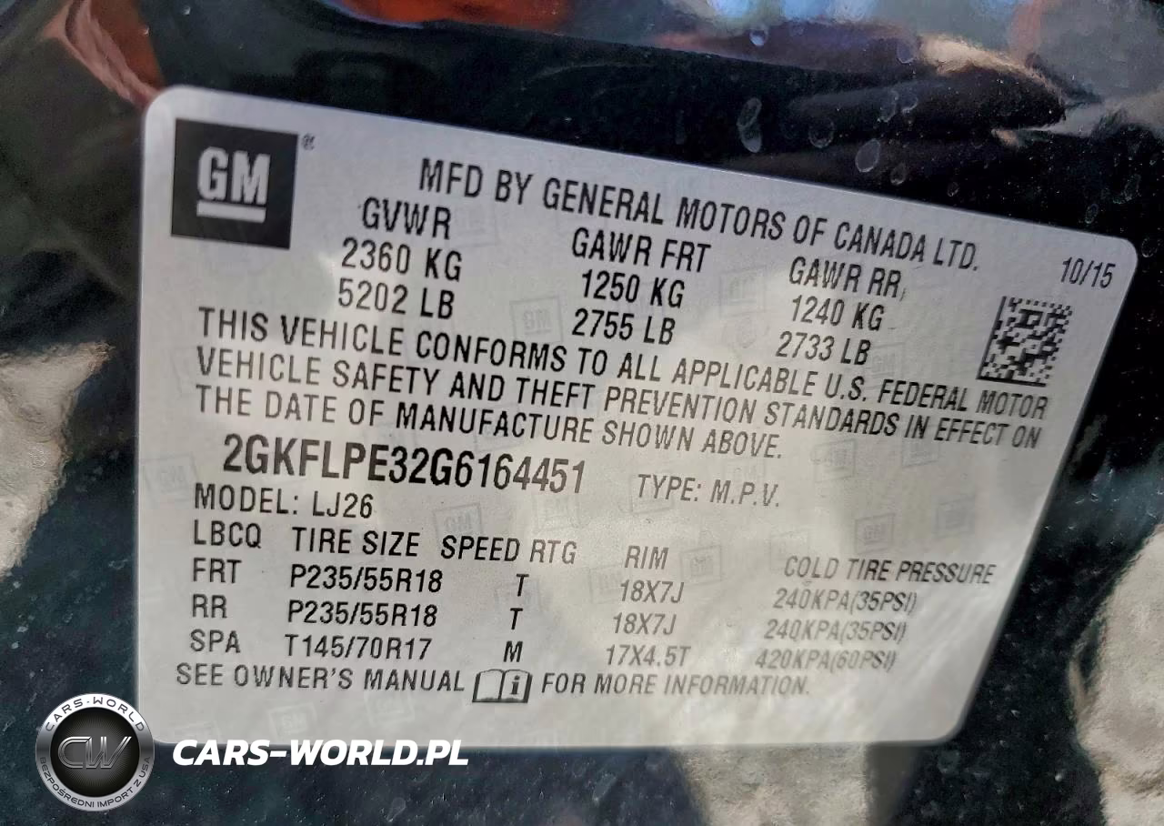 2016 GMC Terrain Slt VIN:2GKFLPE32G6164451 - 13
