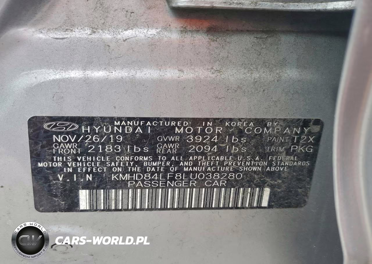 2020 Hyundai Elantra Value Edition VIN:KMHD84LF8LU038280 - 12