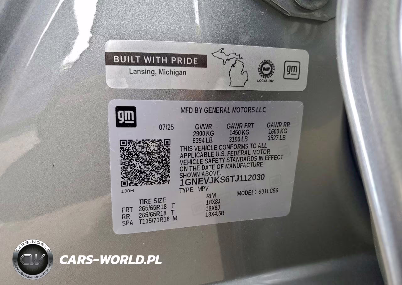 2026 Chevrolet Traverse Z71 VIN:1GNEVJKS6TJ112030 - 13
