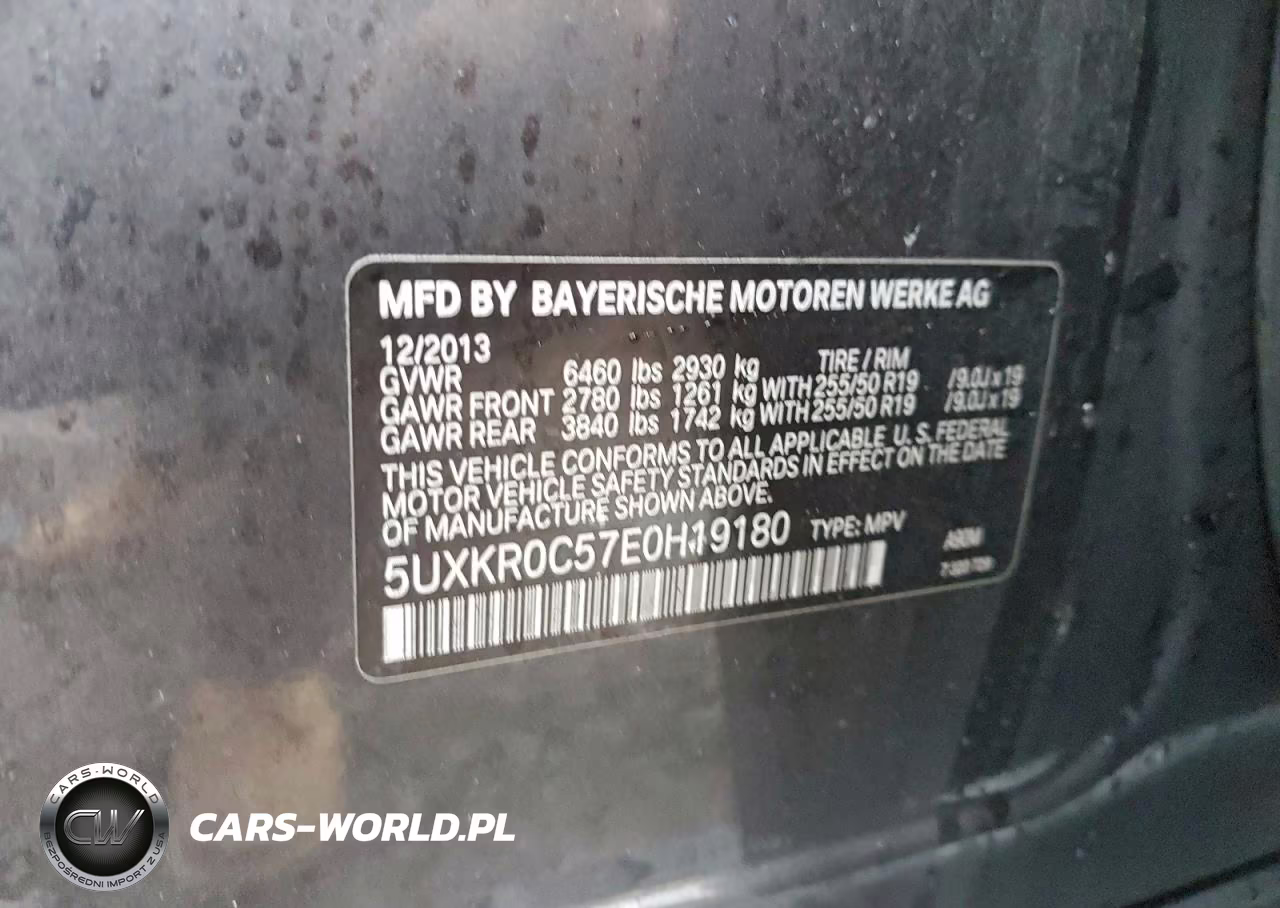 2014 BMW X5 xDrive35I VIN:5UXKR0C57E0H19180 - 13
