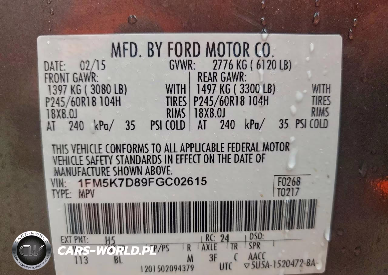 2015 Ford Explorer Xlt VIN:1FM5K7D89FGC02615 - 13