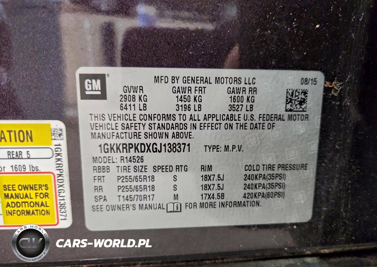2016 GMC Acadia Sle VIN:1GKKRPKDXGJ138371 - 13