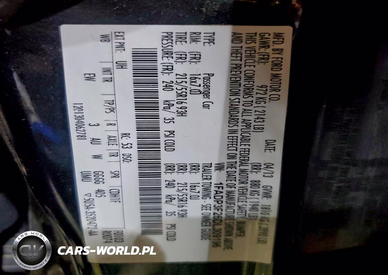 2013 Ford Focus Se VIN:1FADP3F26DL309196 - 13