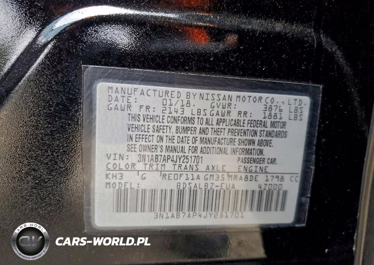 2018 Nissan Sentra S VIN:3N1AB7AP4JY251701 - 12