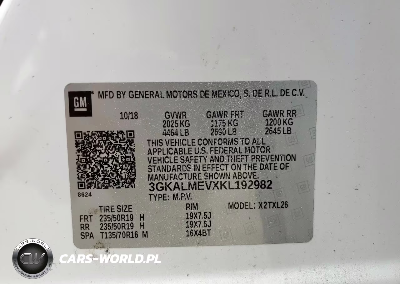 2019 GMC Terrain Sle VIN:3GKALMEVXKL192982 - 14