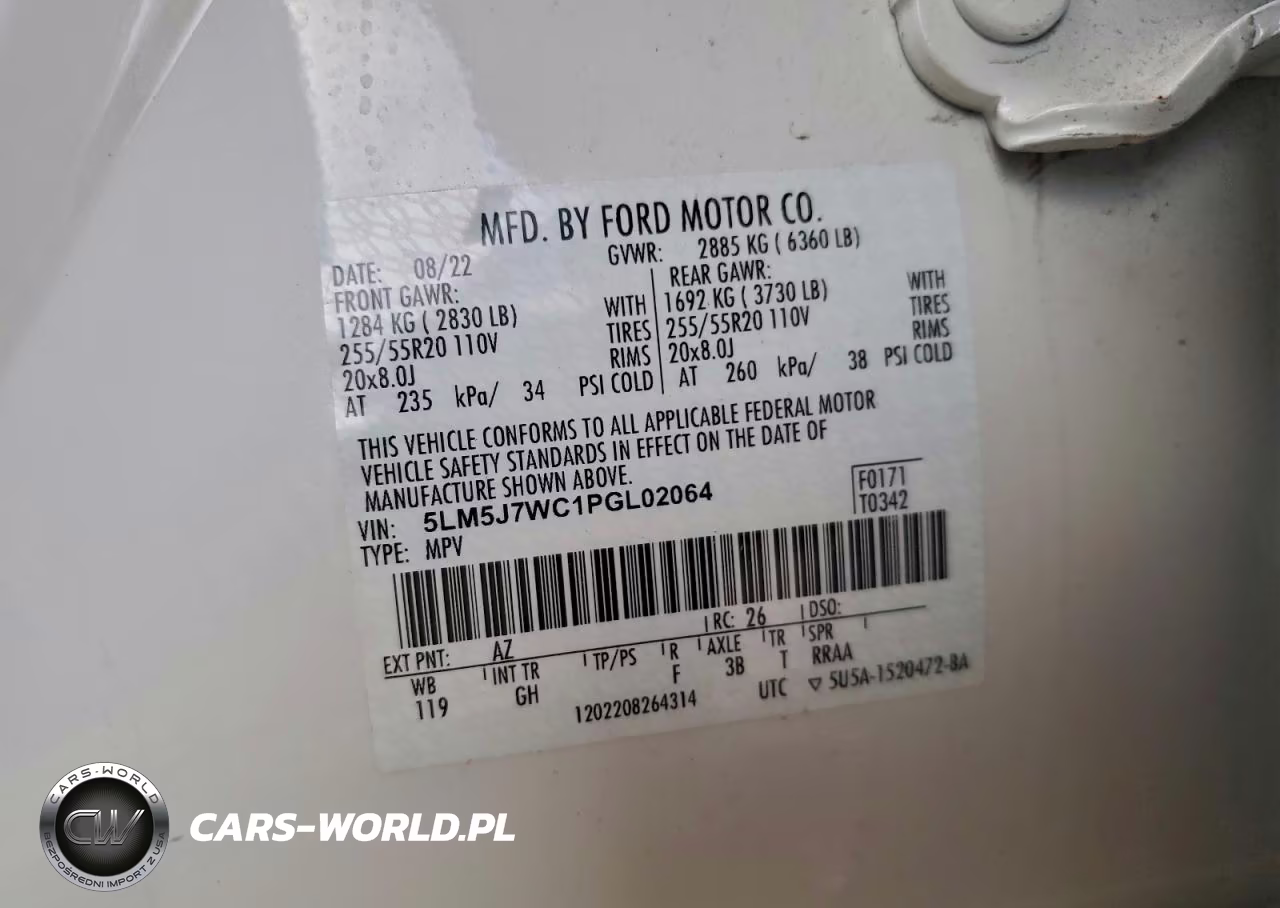 2023 Lincoln Aviator Reserve VIN:5LM5J7WC1PGL02064 - 13