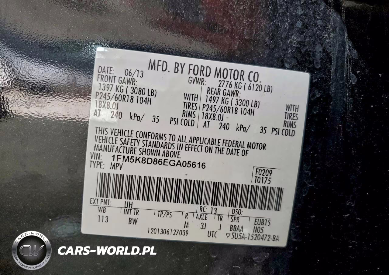 2014 Ford Explorer Xlt VIN:1FM5K8D86EGA05616 - 13