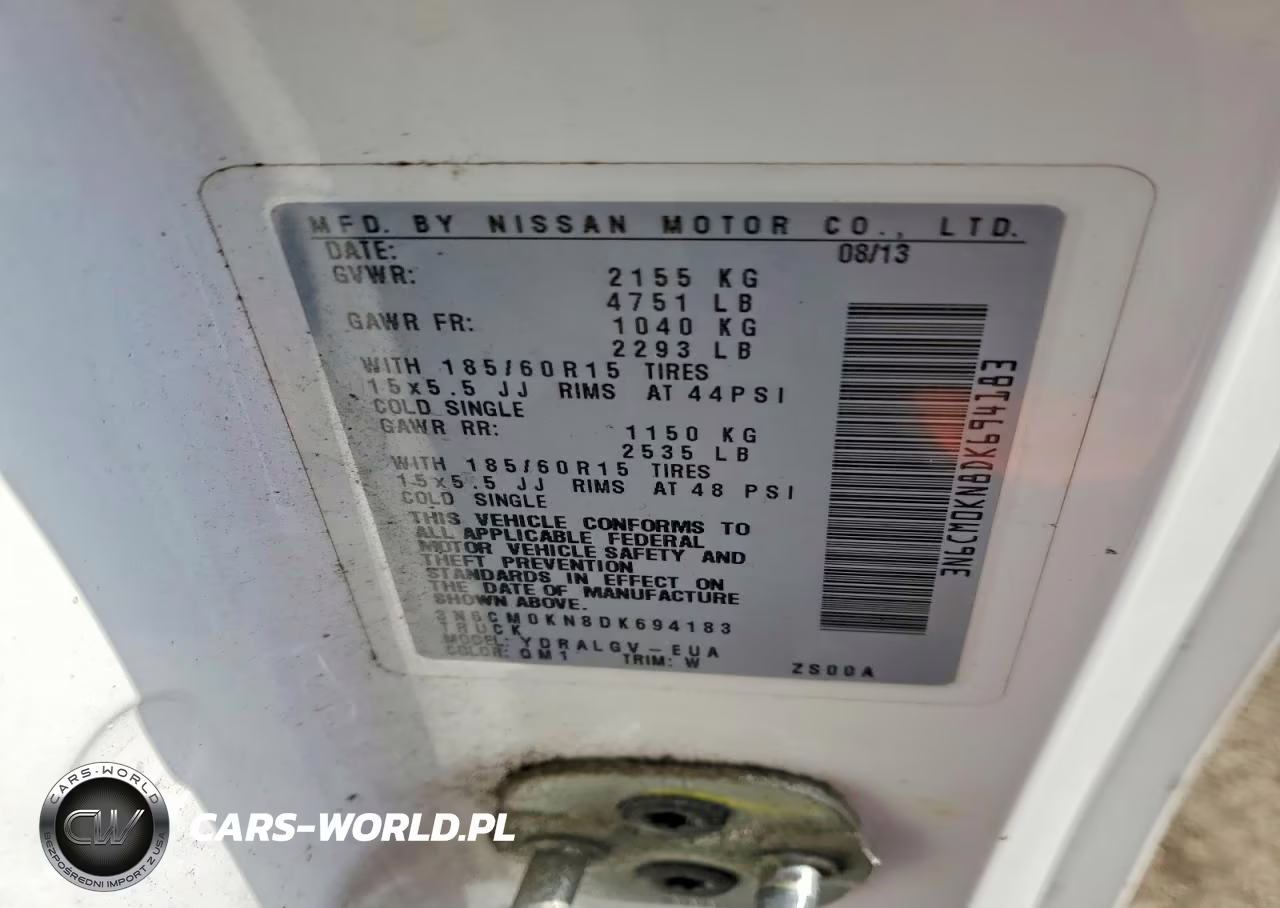 2013 Nissan Nv200 Delivery Van VIN:3N6CM0KN8DK694183 - 12