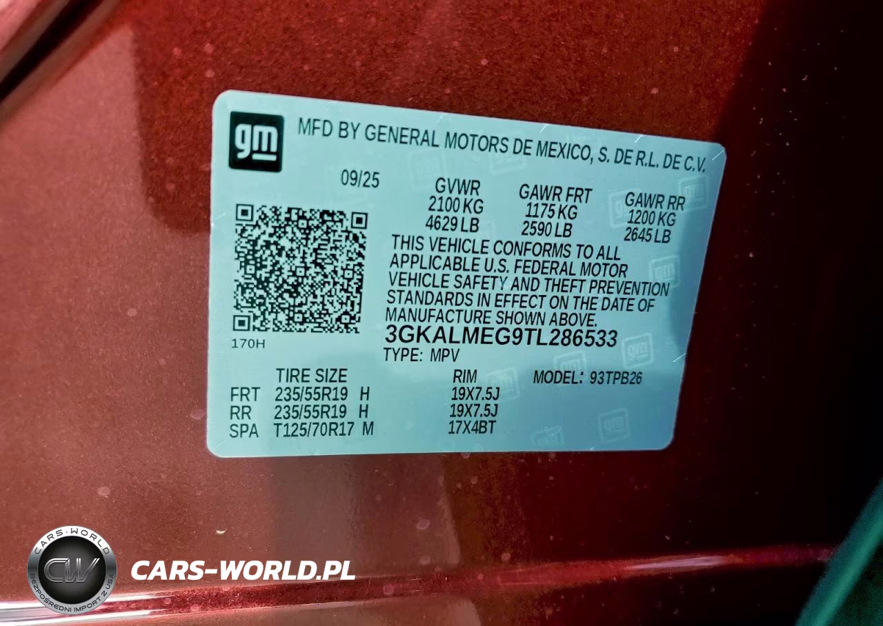 2026 GMC Terrain Elevation VIN:3GKALMEG9TL286533 - 13