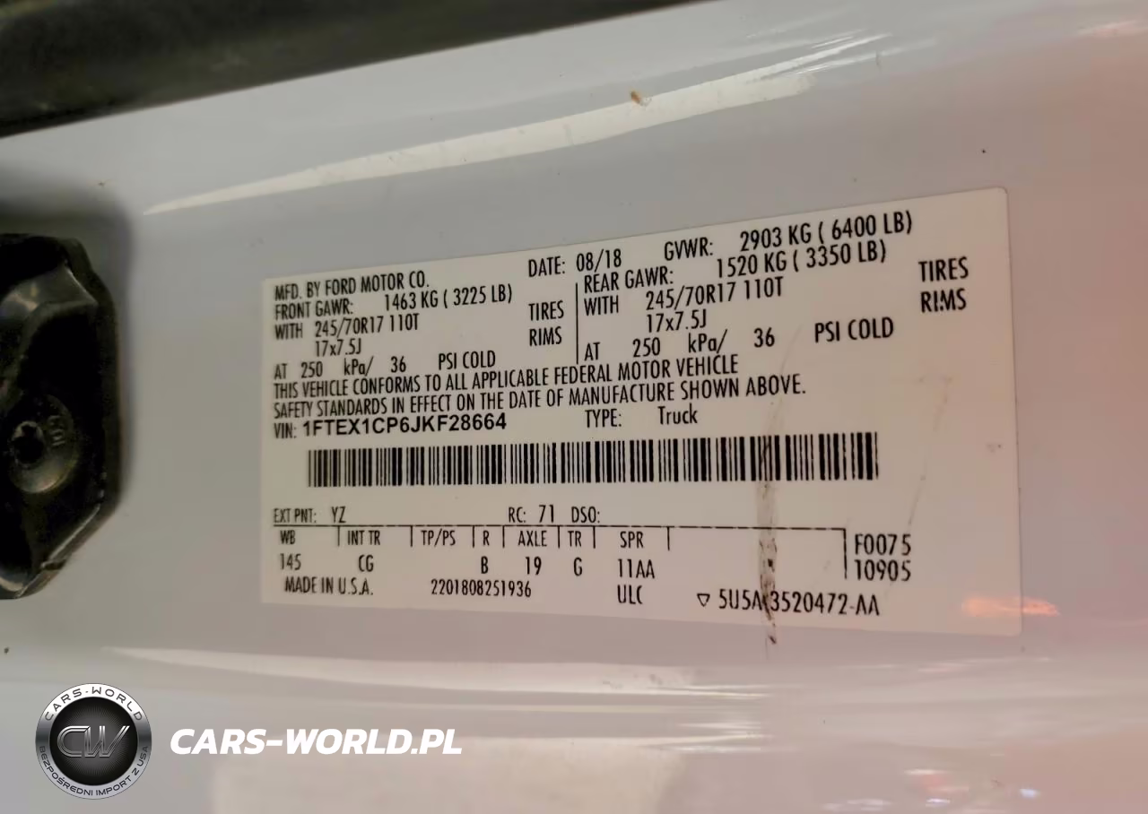2018 Ford F150 Super Cab VIN:1FTEX1CP6JKF28664 - 12