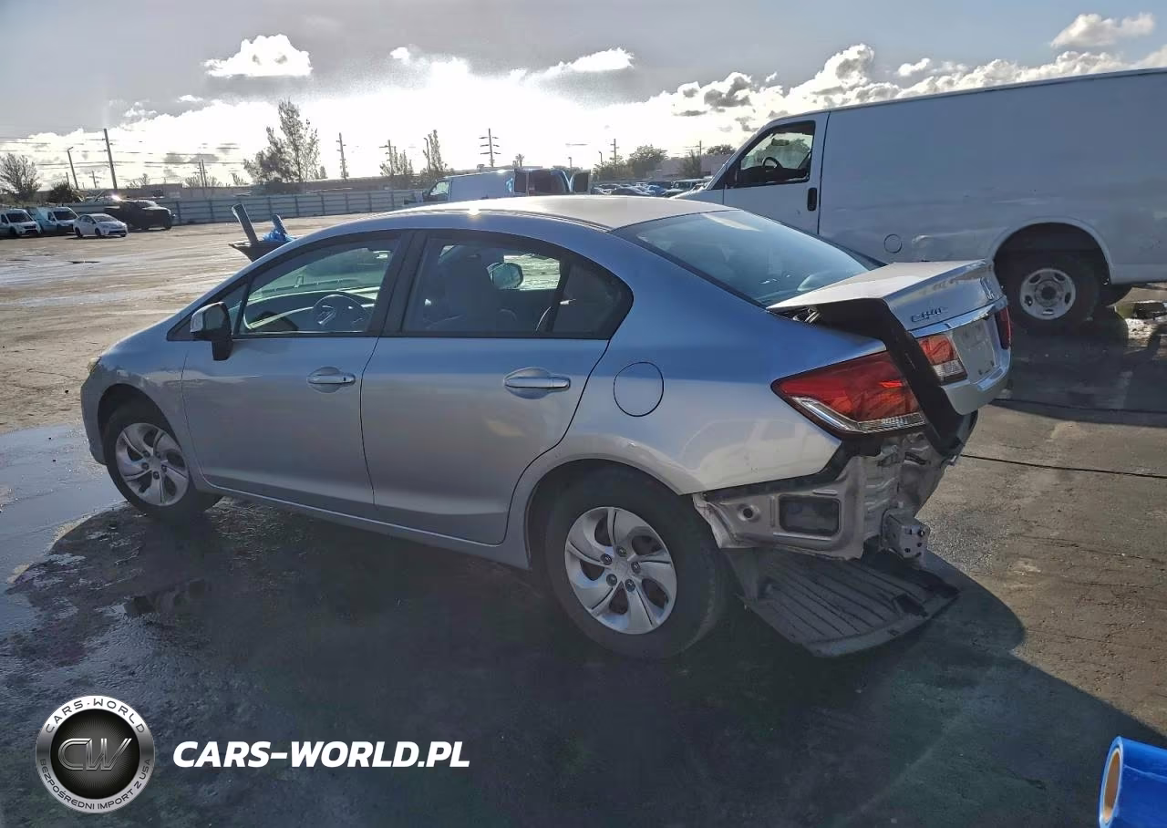 2013 Honda Civic Lx VIN:19XFB2F56DE087421 - 2