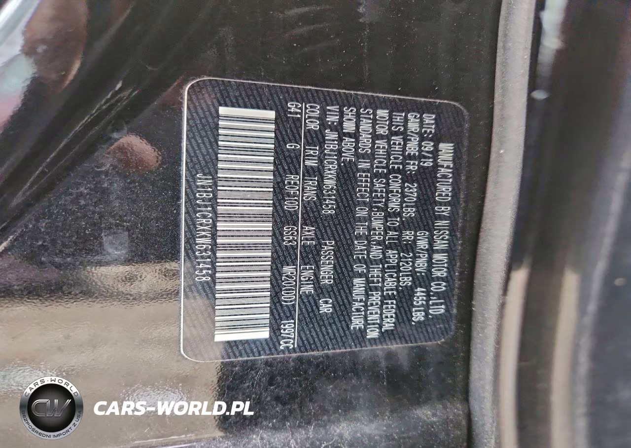 2019 Nissan Rogue Sport S VIN:JN1BJ1CRXKW631458 - 12