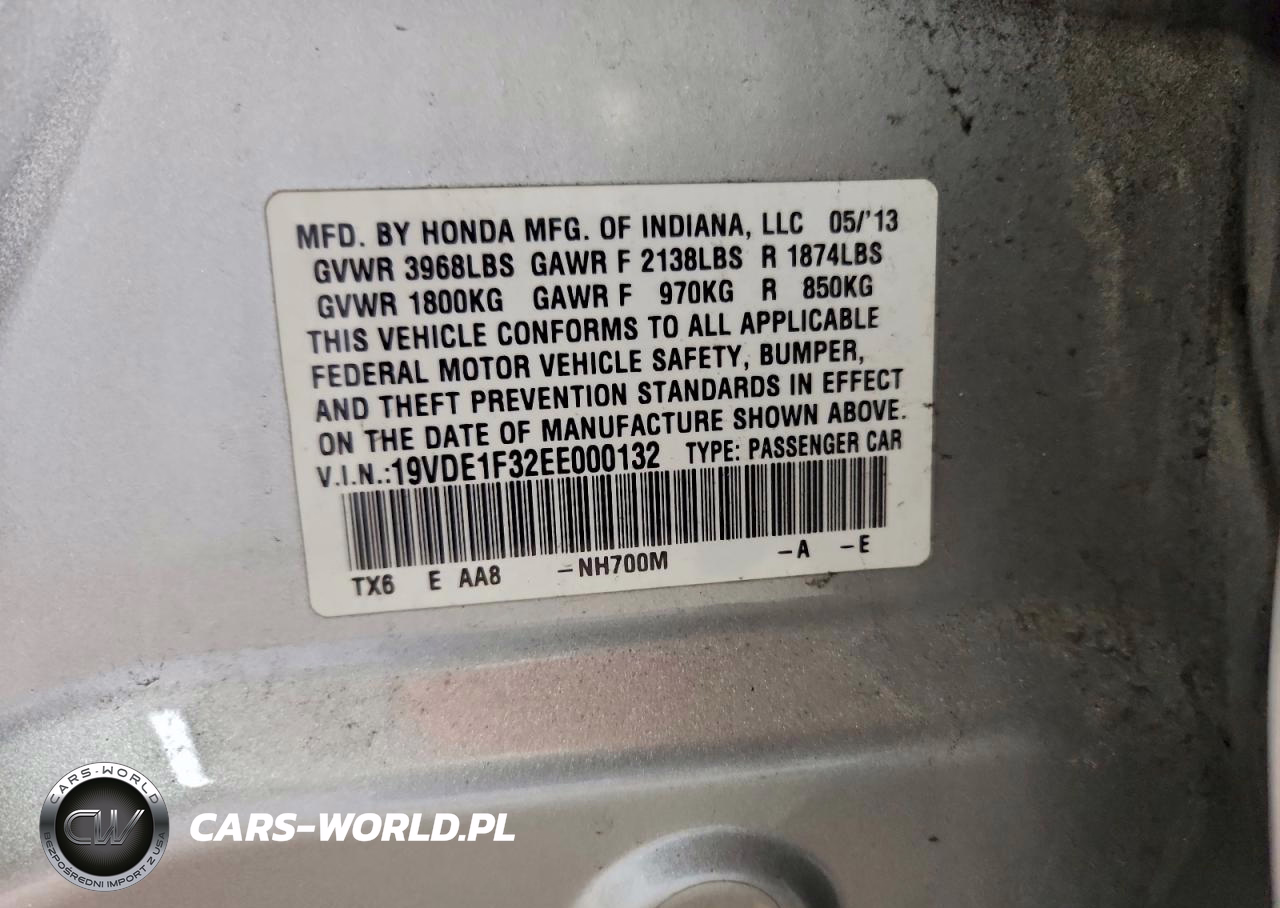 2014 Acura Ilx 20 VIN:19VDE1F32EE000132 - 12