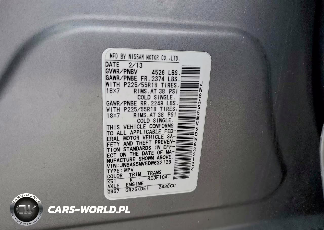 2013 Nissan Rogue S VIN:JN8AS5MV5DW632128 - 12
