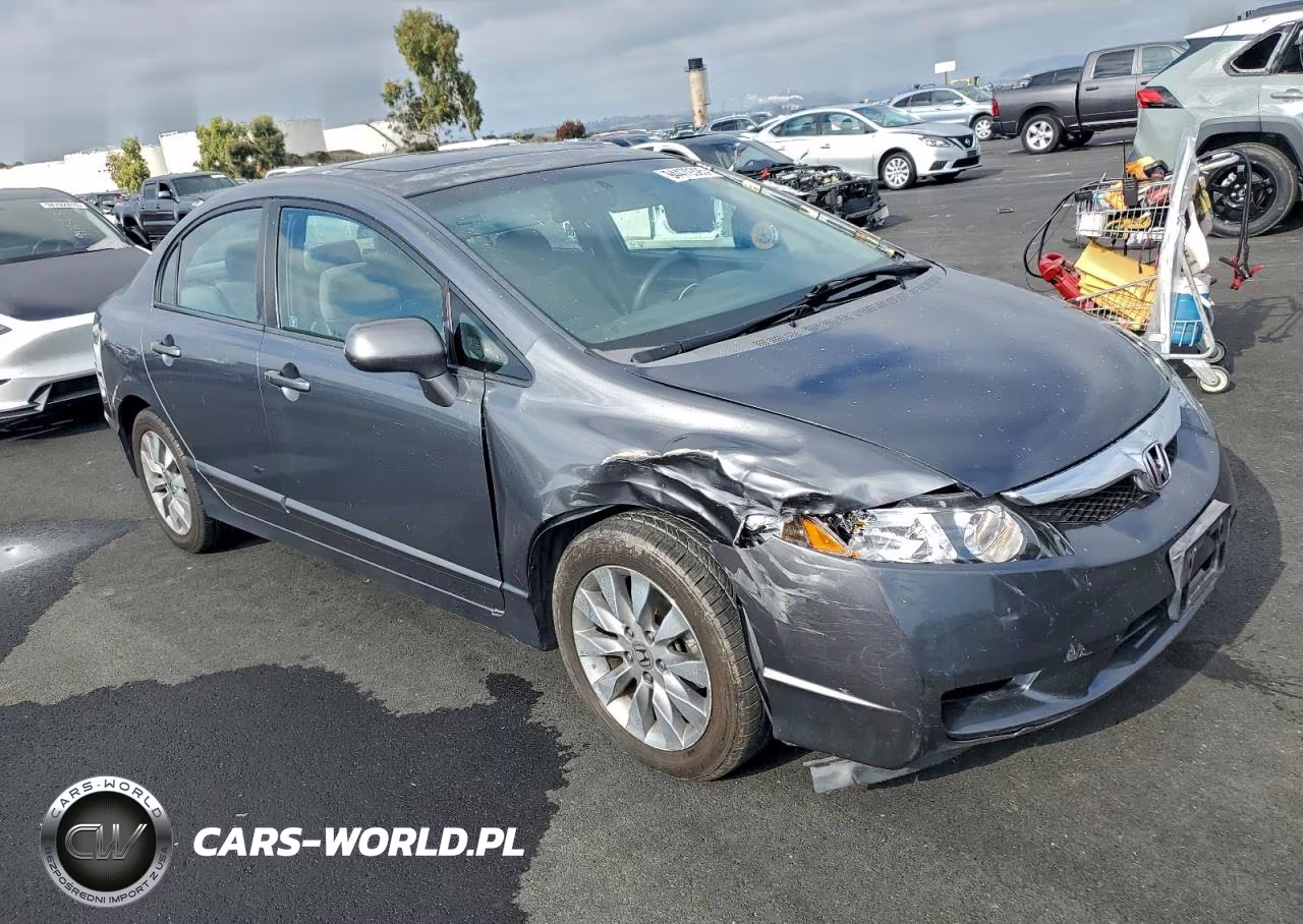 2009 Honda Civic Ex VIN:19XFA16889E027624 - 4
