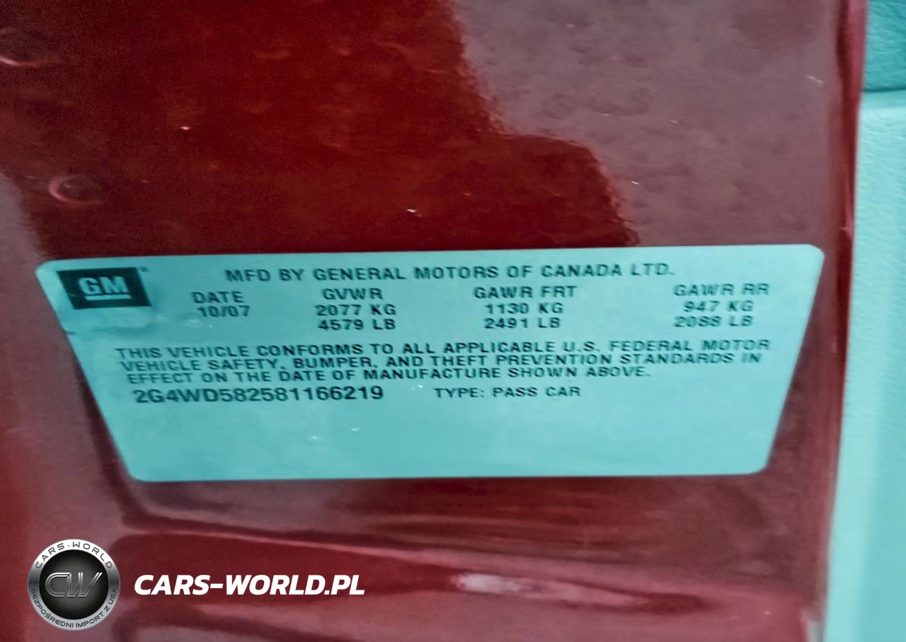 2008 Buick Lacrosse Cxl VIN:2G4WD582581166219 - 12