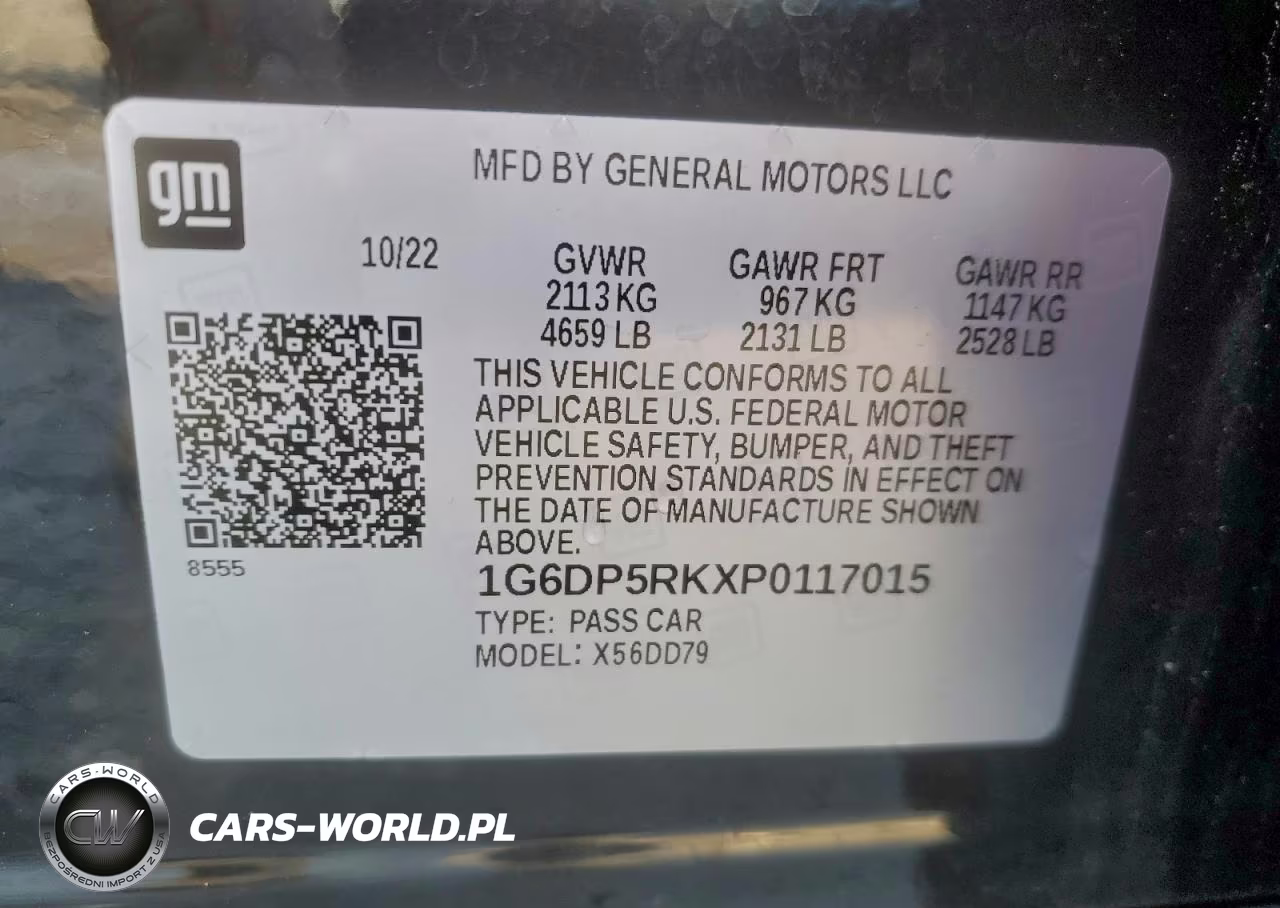 2023 Cadillac Ct5 Sport VIN:1G6DP5RKXP0117015 - 13