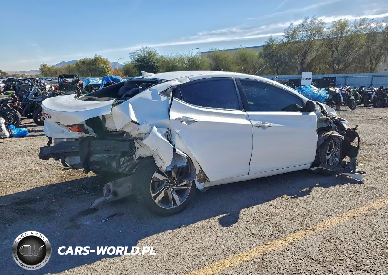 2014 Hyundai Elantra Se VIN:5NPDH4AE3EH521395 - 3