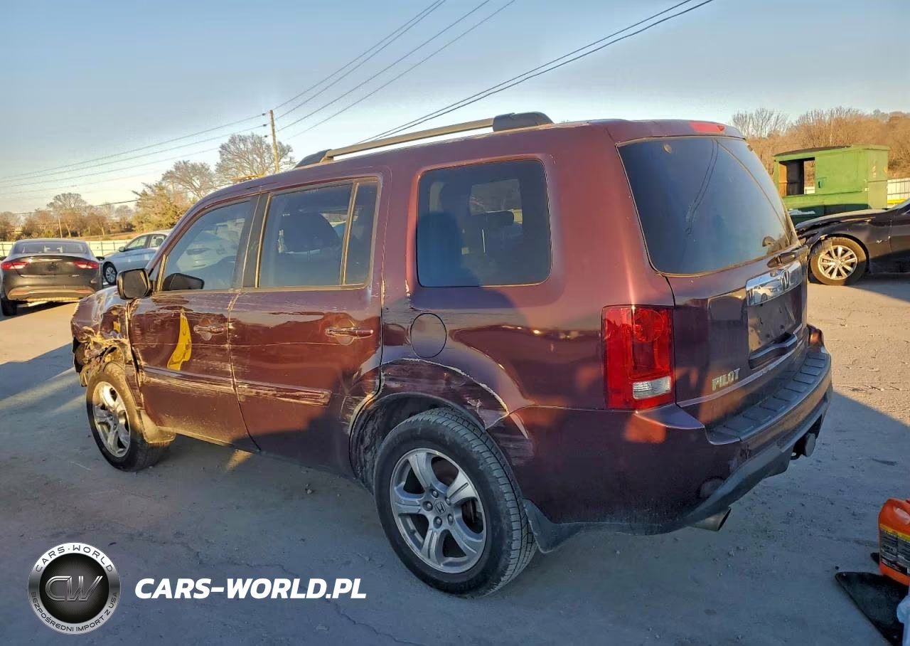 2013 Honda Pilot Exl VIN:5FNYF3H66DB013886 - 2