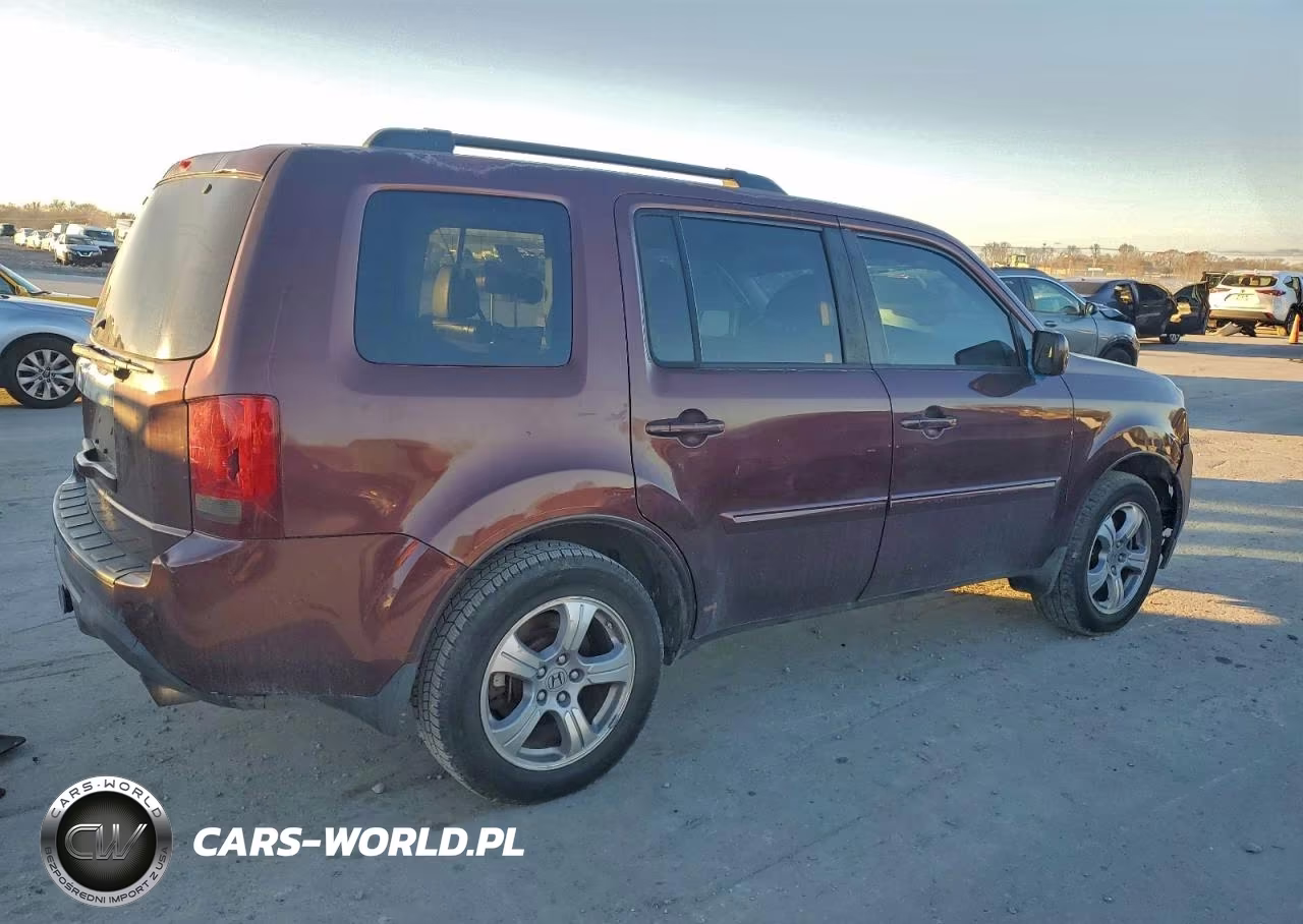 2013 Honda Pilot Exl VIN:5FNYF3H66DB013886 - 3