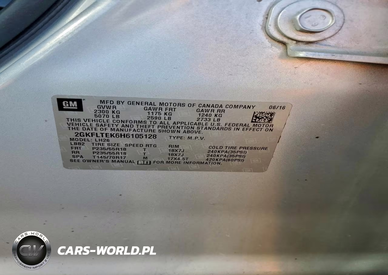 2017 GMC Terrain Sle VIN:2GKFLTEK6H6105128 - 13