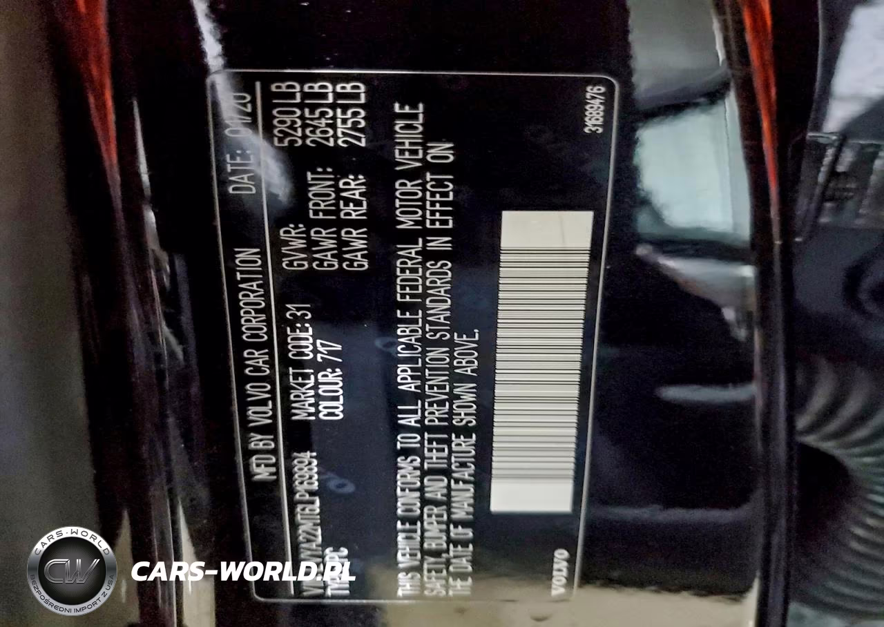 2020 Volvo S90 T6 Ocean Race VIN:LVYA22MT6LP169894 - 12
