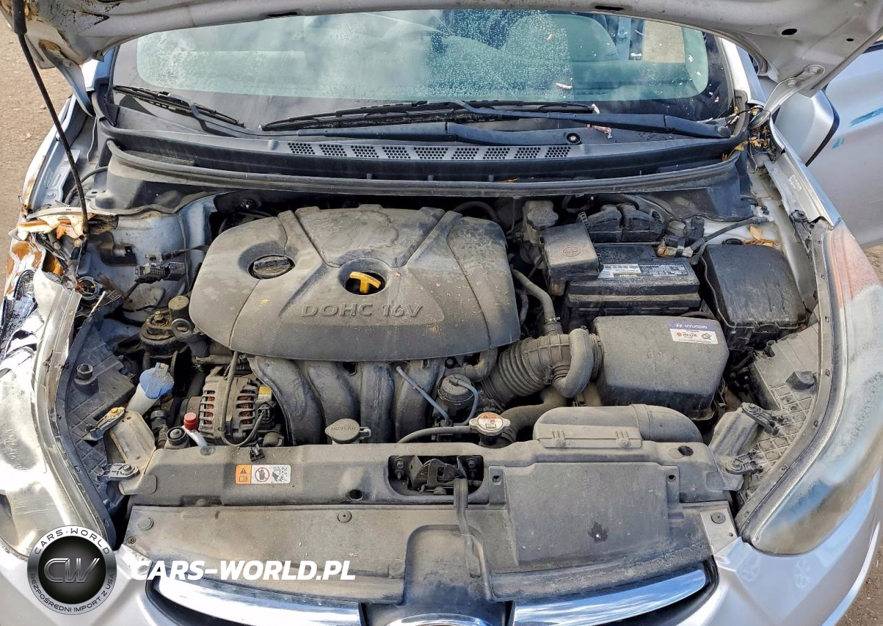 2013 Hyundai Elantra Gls VIN:KMHDH4AEXDU779512 - 11