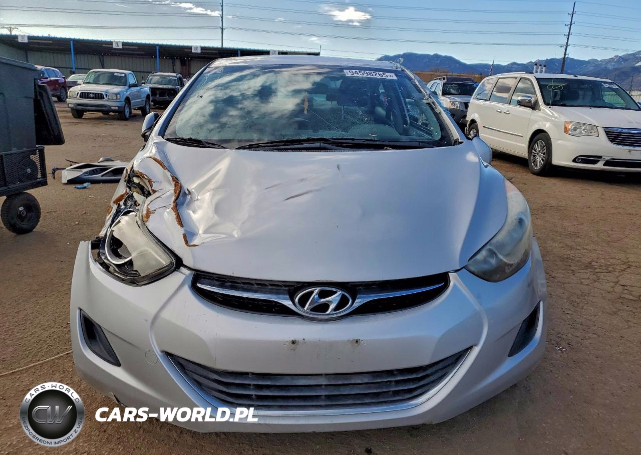 2013 Hyundai Elantra Gls VIN:KMHDH4AEXDU779512 - 5