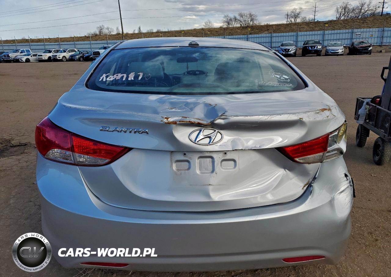 2013 Hyundai Elantra Gls VIN:KMHDH4AEXDU779512 - 6