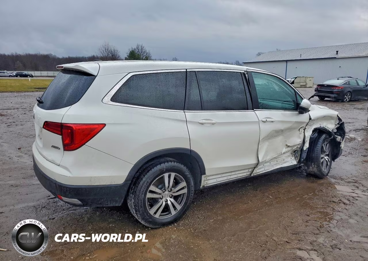 2017 Honda Pilot Exl VIN:5FNYF6H57HB045552 - 3