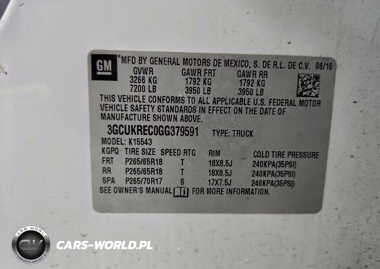2016 Chevrolet Silverado K1500 Lt VIN:3GCUKREC0GG379591 - 13