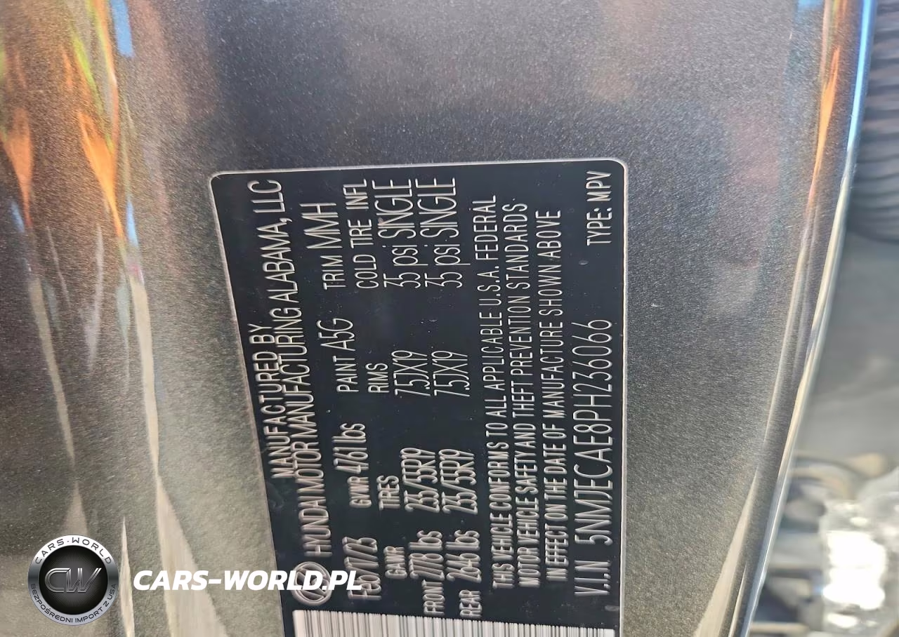 2023 Hyundai Tucson Limited VIN:5NMJECAE8PH236066 - 13