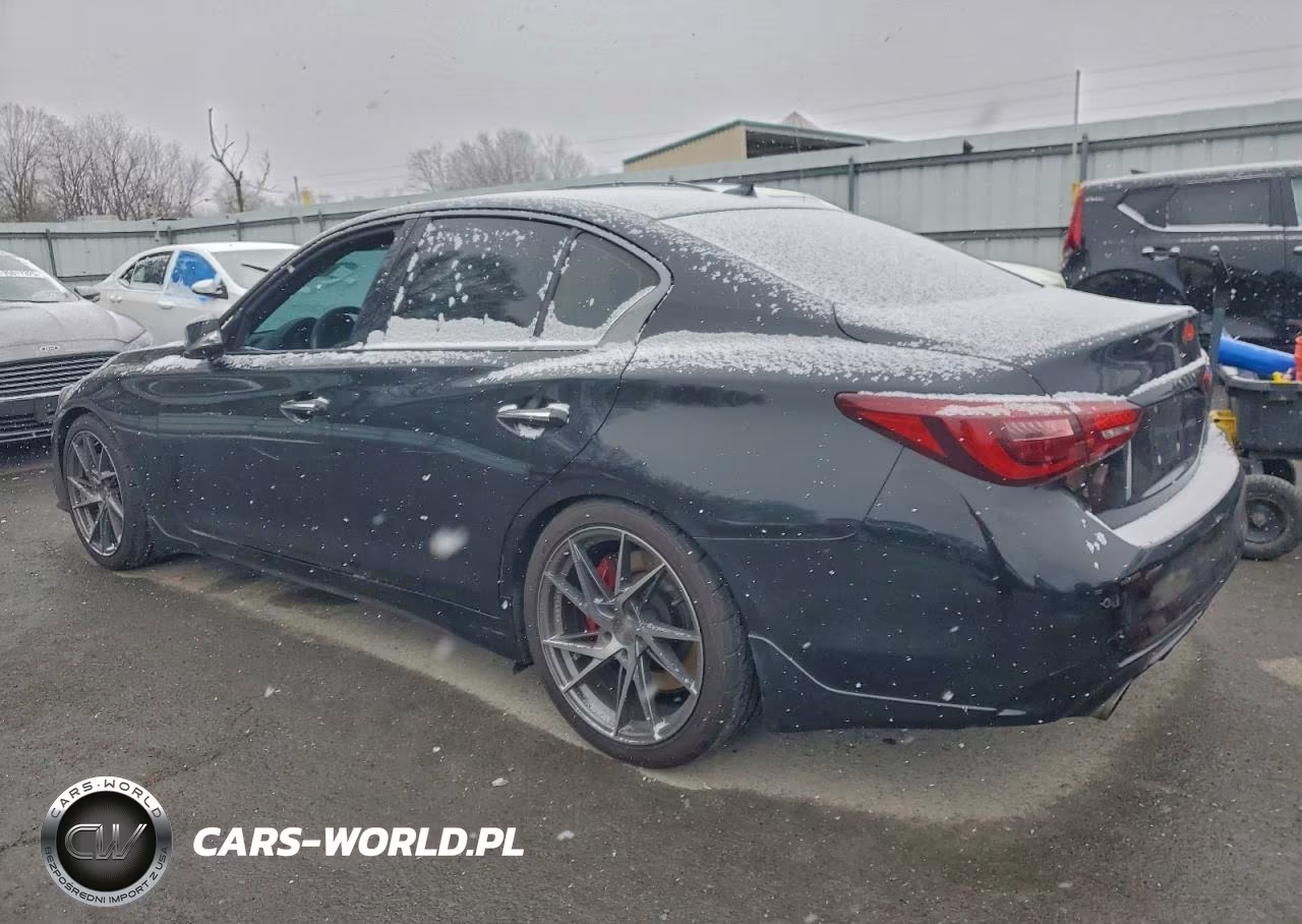 2021 Infiniti Q50 Red Sport 400 VIN:JN1FV7DR5MM880255 - 2