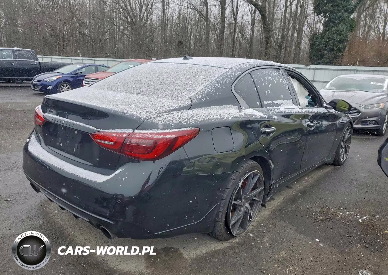 2021 Infiniti Q50 Red Sport 400 VIN:JN1FV7DR5MM880255 - 3