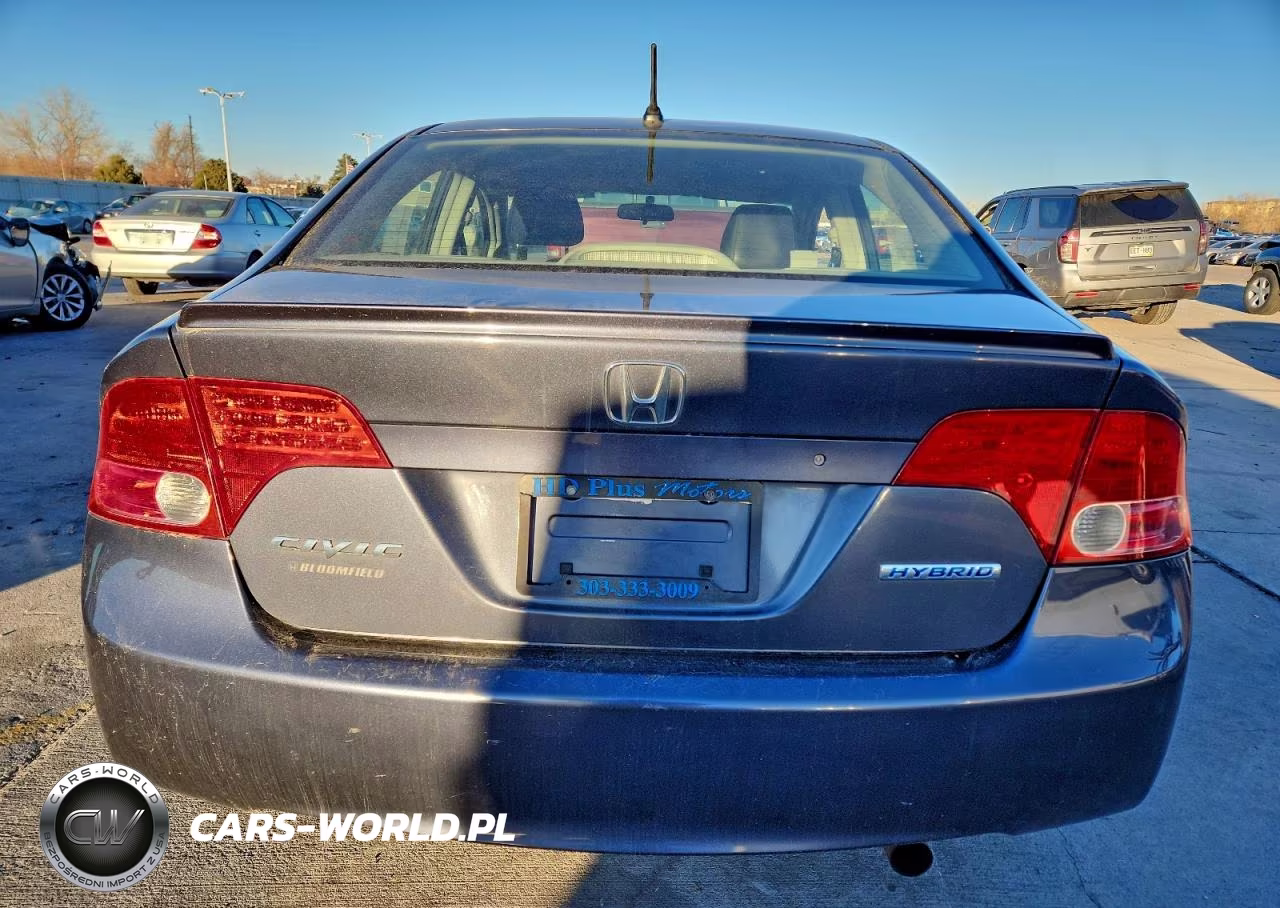 2007 Honda Civic Hybrid VIN:JHMFA362X7S010257 - 6