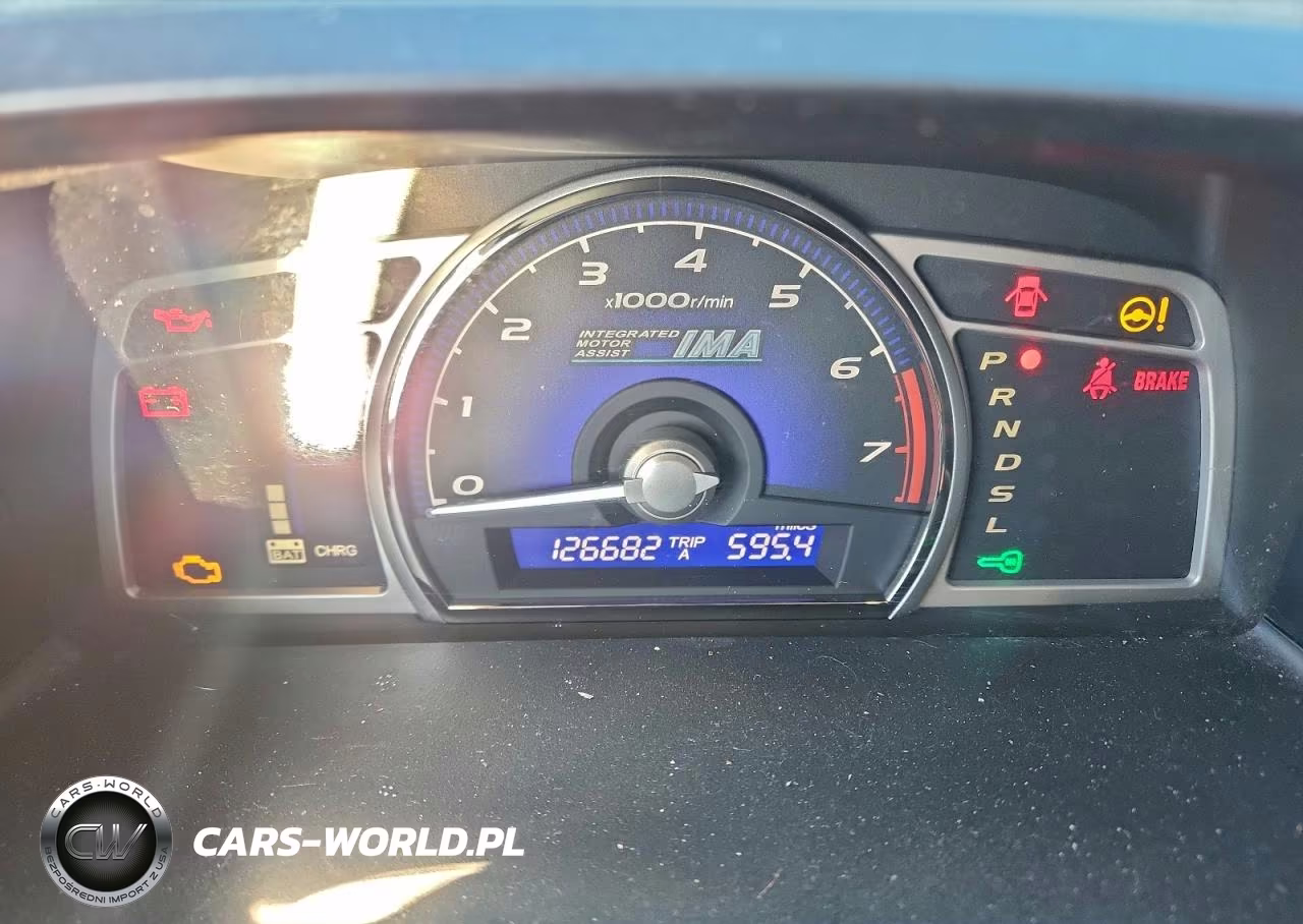 2007 Honda Civic Hybrid VIN:JHMFA362X7S010257 - 9