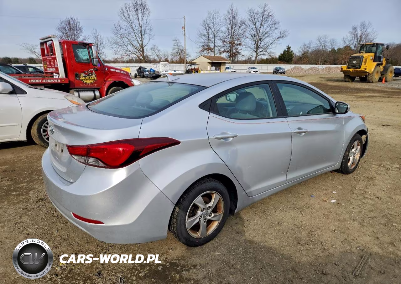 2014 Hyundai Elantra Se VIN:5NPDH4AE7EH504244 - 3