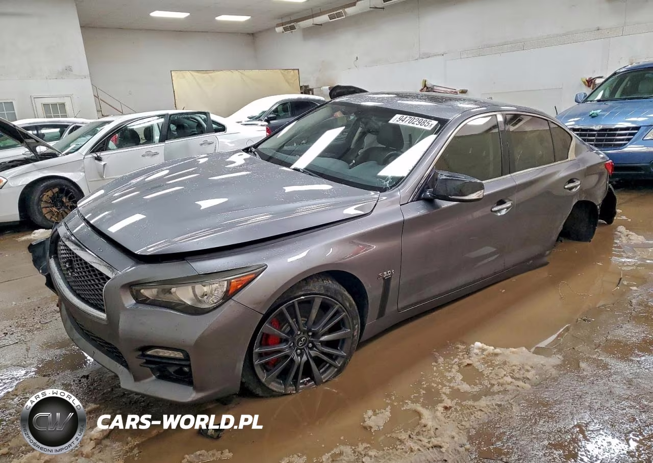 2017 Infiniti Q50 Red Sport 400 VIN:JN1FV7AR4HM870536 - 1