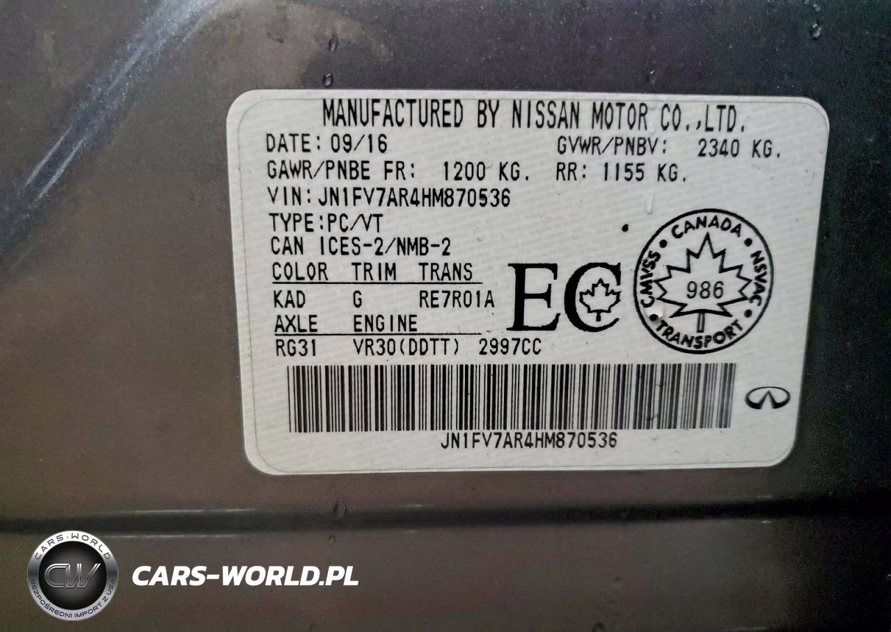 2017 Infiniti Q50 Red Sport 400 VIN:JN1FV7AR4HM870536 - 13