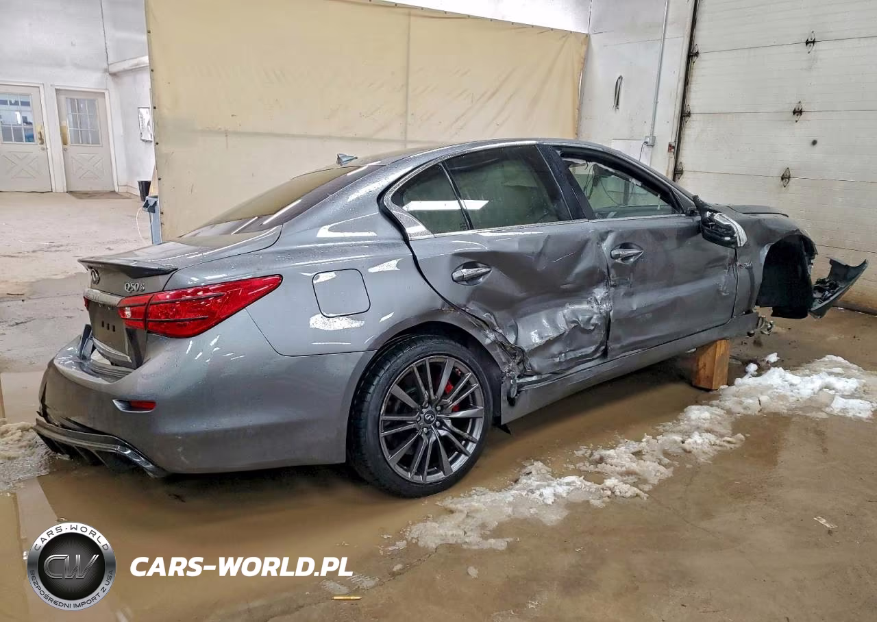 2017 Infiniti Q50 Red Sport 400 VIN:JN1FV7AR4HM870536 - 3