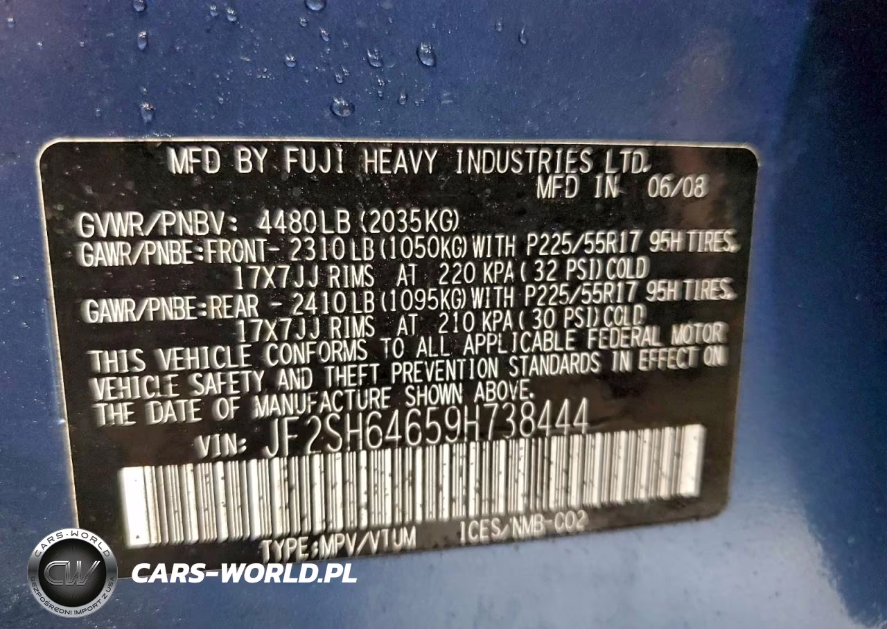 2009 Subaru Forester 2.5X Limited VIN:JF2SH64659H738444 - 13