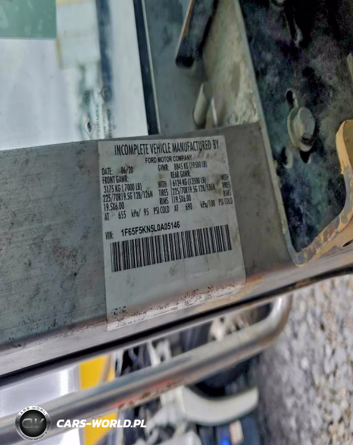 2020 Ford F550 Delivery Truck VIN:1F65F5KN5L0A05146 - 12