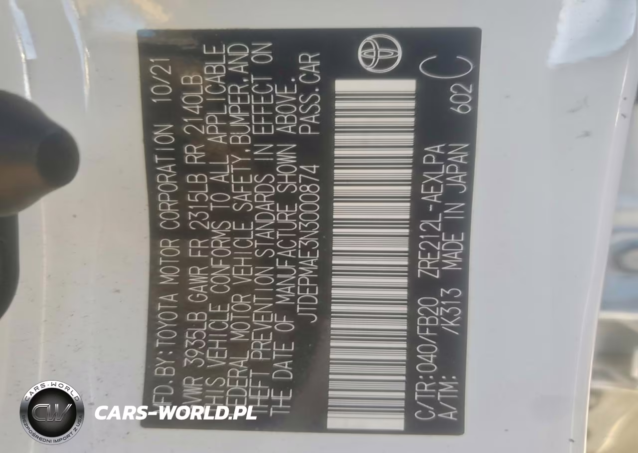 2022 Toyota Corolla Le VIN:JTDEPMAE3N3000874 - 13