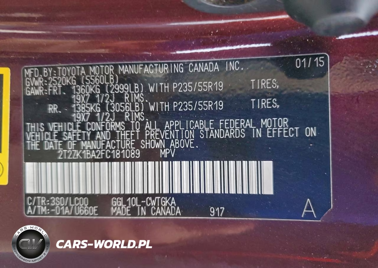 2015 Lexus Rx 350 Base VIN:2T2ZK1BA2FC181089 - 13
