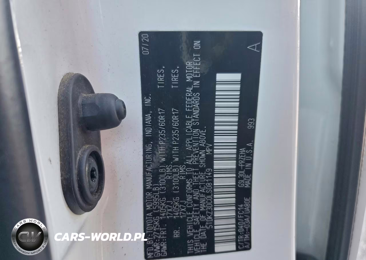 2020 Toyota Sienna Le VIN:5TDKZ3DC0LS081149 - 14