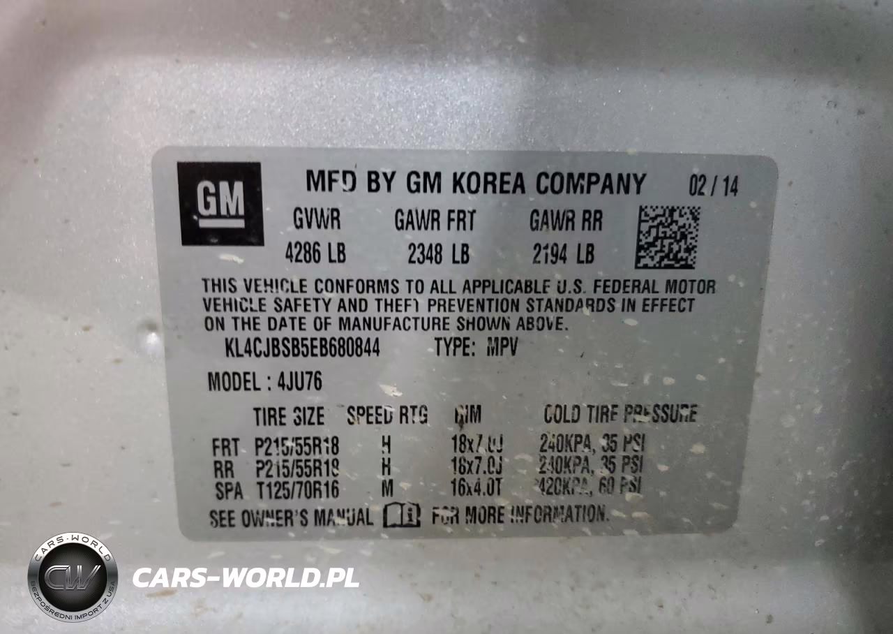 2014 Buick Encore Convenience VIN:KL4CJBSB5EB680844 - 13