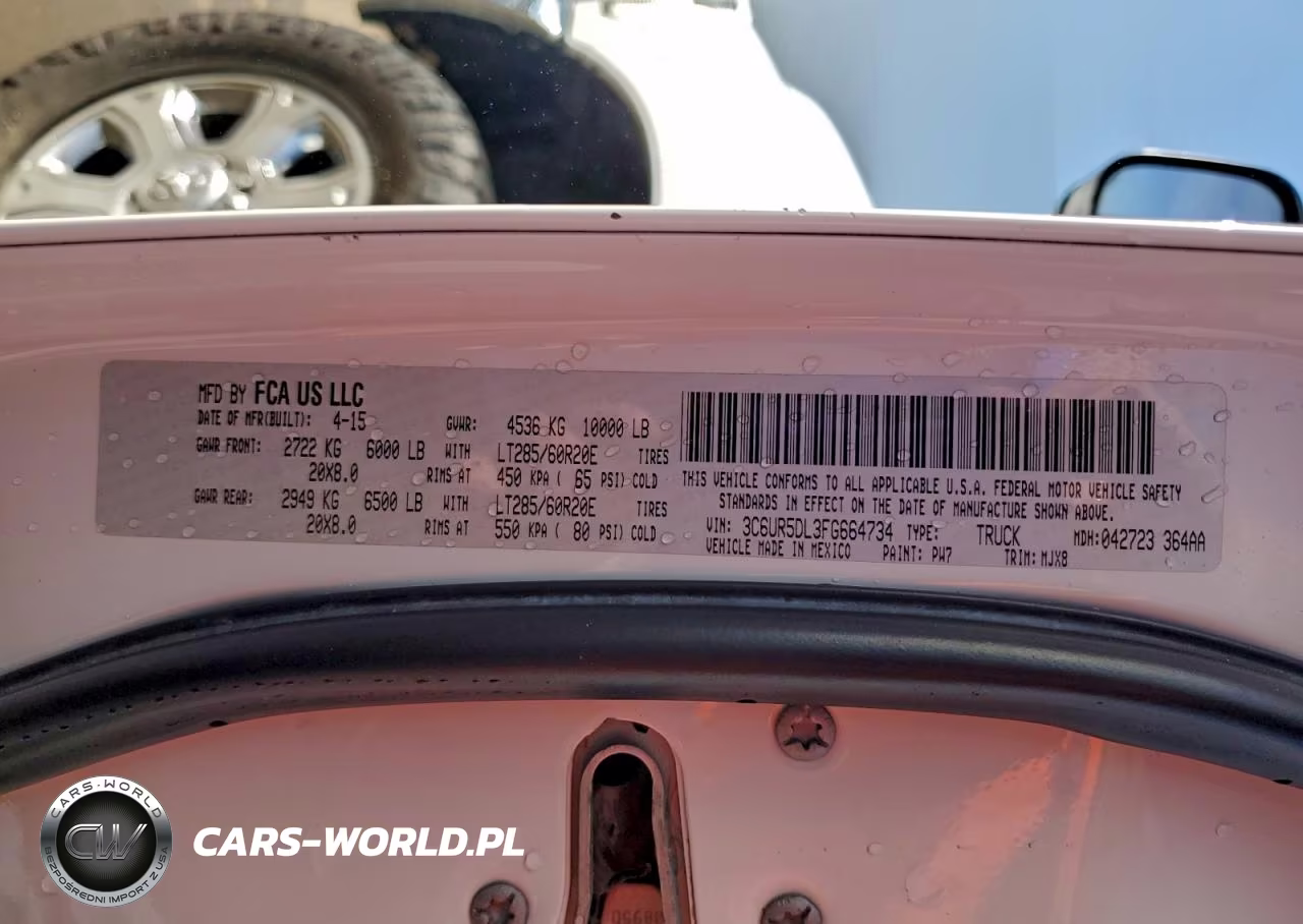 2015 Ram 2500 Slt VIN:3C6UR5DL3FG664734 - 12
