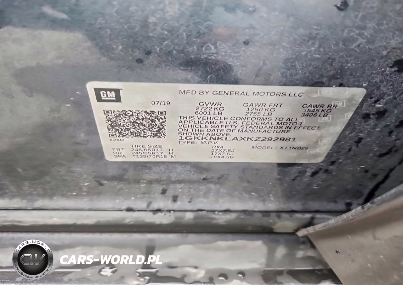 2019 GMC Acadia Sle VIN:1GKKNKLAXKZ292981 - 13