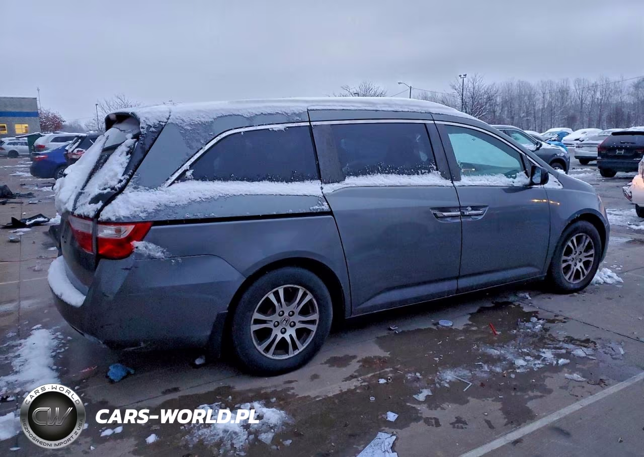2012 Honda Odyssey Exl VIN:5FNRL5H64CB066299 - 3